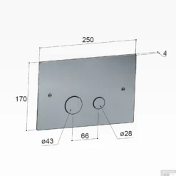 Bedieningspaneel Hotbath Cobber T.b.v. Geberit UP320 Mat Zwart -Baden Luxe Verkoop cba320bl bedieningspaneel hotbath cobber t.b.v. geberit up320 mat zwart tech