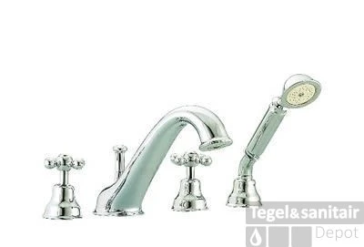 Cisal Arcana Ceramic 4-gats Badmengkraan Badrandmontage 3/4" RVS AC0002642A 2 Cisal Arcana Ceramic 4-gats Badmengkraan Badrandmontage 3/4" RVS AC0002642A - Afbeelding 2