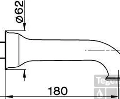 Cisal Arcana Ceramic Uitloop 180mm AR000241