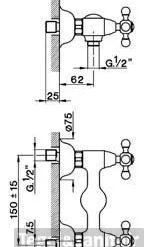 Cisal Arcana Douchemengkraan AR00044174 Chroom-Goud