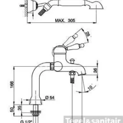 Cisal Arcana Empress Badmengkraan Met Handdouche EM00009026 Koper
