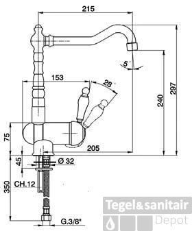 Cisal Arcana Empress Keukenmengkraan EM00153026 Koper 1 Cisal Arcana Empress Keukenmengkraan EM00153026 Koper