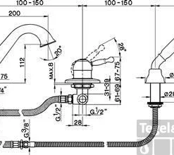 Cisal Arcana Royal Badkraan Badrandmontage AY00126021 Chroom