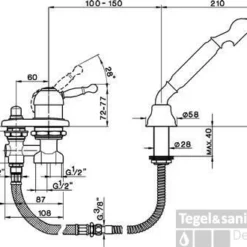 Cisal Arcana Royal Badkraan Badrandmontage AY00129027 Brons