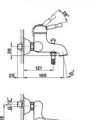 Cisal Arcana Royal Badmengkraan Met Handdouche AY00012074 Chroom-Goud