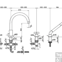 Cisal Barcelona Badkraan Voor Badrandmontage Chroom BA00026021