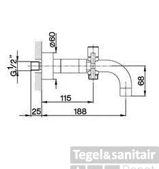 Cisal Barcelona Quad Badmengkraan Chroom BQ00013021