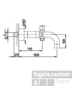 Cisal Barcelona Quad Badmengkraan Chroom BQ00013021 1 Cisal Barcelona Quad Badmengkraan Chroom BQ00013021