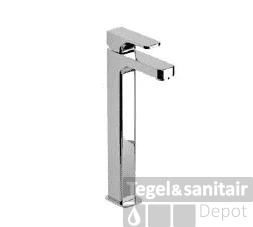 Wastafelmengkraan Cisal Cubic Verhoogd CU00152021 Chroom 2 Wastafelmengkraan Cisal Cubic Verhoogd CU00152021 Chroom - Afbeelding 2