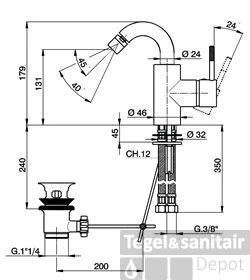 Cisal Less Bidetmengkraan LS002550 Chroom 1 Cisal Less Bidetmengkraan LS002550 Chroom