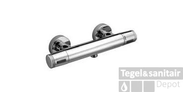 Cisal Less Douche Thermostaatkraan Opbouw LST0101 Chroom 2 Cisal Less Douche Thermostaatkraan Opbouw LST0101 Chroom - Afbeelding 2