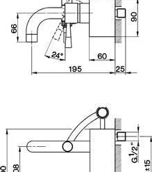 Cisal Pumpy Badmengkraan Met Handdouche Rvs PU0001002D