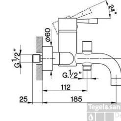 Cisal Pumpy Badmengkraan Opbouw Rvs PU0001502D