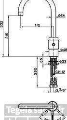 Cisal Step Keukenkraan RVS ST0005302A