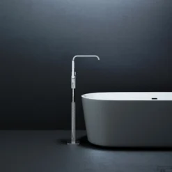 Clou Xo Vrijstaande Badmengkraan Type 3 Met Handdouche Chroom -Baden Luxe Verkoop cl 06.04003.29 a