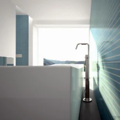 Clou Kaldur Vrijstaande Badmengkraan Chroom (Exclusief Handdouche) -Baden Luxe Verkoop cl 06.25.005.29.l concept 001