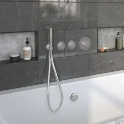 Badkraanset Wiesbaden Dreams Met Inbouwdeel En Badoverloop Chroom