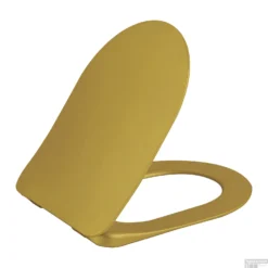 Closetzitting Boss & Wessing Duroplast Met Inox Scharnieren QuickRelease Softclose Goud