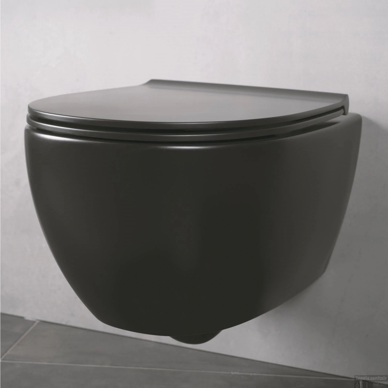 Closetzitting Globo 4 ALL Soft Close Mat Zwart (tbv GLMDS04.AR) - Afbeelding 2