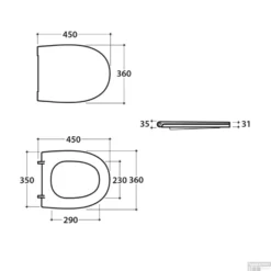 Closetzitting Luca Sanitair Vaso Softclose Wit HOH 18cm -Baden Luxe Verkoop closetzitting luca sanitair vaso softclose wit hoh 18cm glmdr20.bi tech