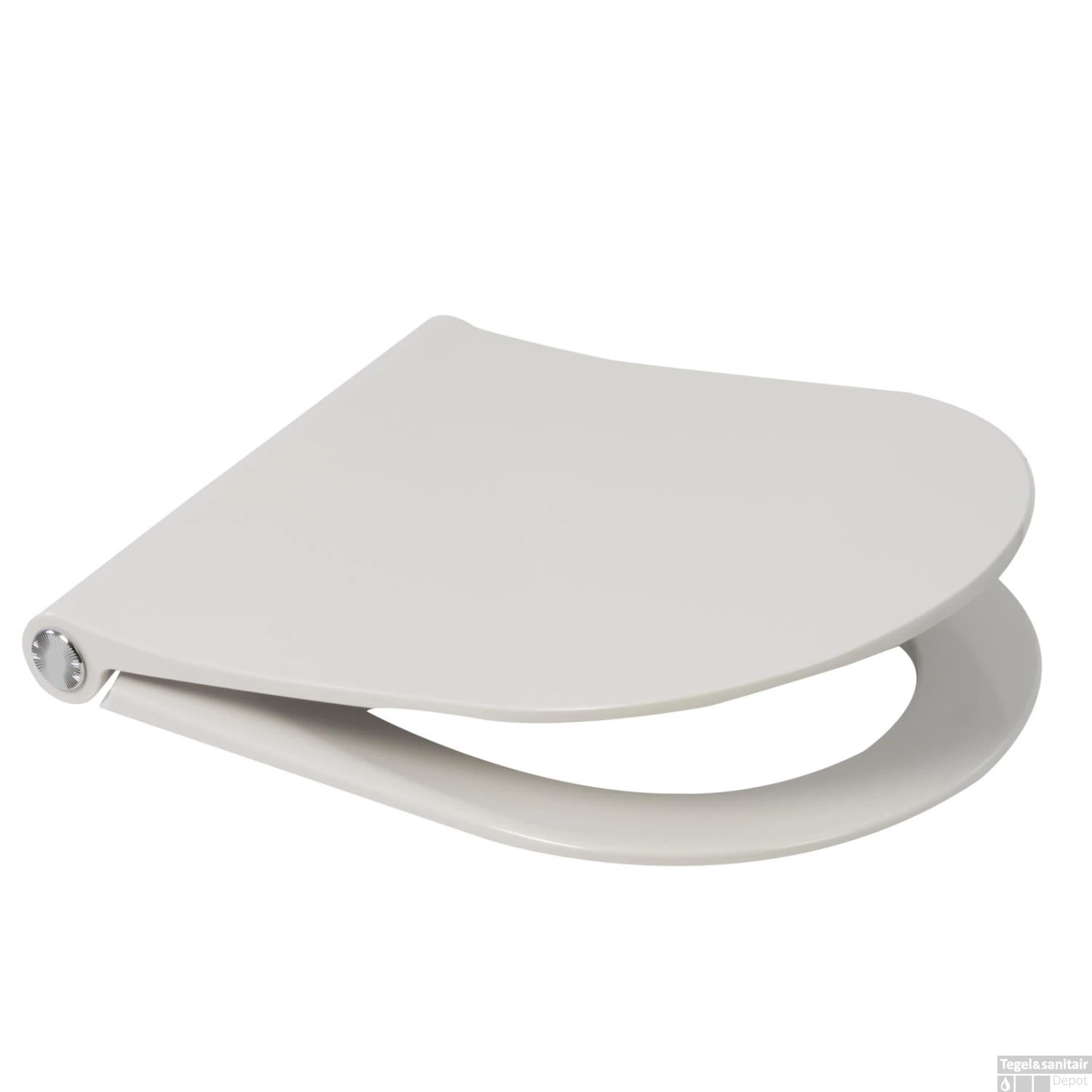 Closetzitting Plieger Kansas By Pressalit Slim Met Lift-off En Softclose Glans Wit - Afbeelding 2