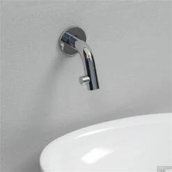 Clou Kaldur Fonteinkraan Korte Uitloop Wandmontage Chroom