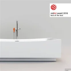 Clou Kaldur Vrijstaande Badmengkraan Chroom (Exclusief Handdouche) -Baden Luxe Verkoop clou kaldur vrijstaande badmengkraan chroom exclusief handdouche detail