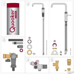 Quooker Reservoir Combi+ 2.2-E Boiler 22+EQR (alleen De Boiler) -Baden Luxe Verkoop combi plus afbeelding 1