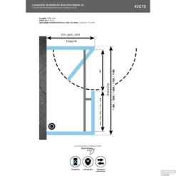Complete Profielloze Douchecabine XL (Alle Kleuren En Maten) -Baden Luxe Verkoop complete profielloze douchecabine xl alle kleuren en maten tt 4jc12 tech