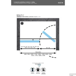Complete Profielloze Nisdeur 2-Delig Draaideur 60cm (Alle Kleuren En Maten) -Baden Luxe Verkoop complete profielloze nisdeur 2 delig alle kleuren en maten tt 4jc14 tech
