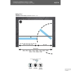 Complete Profielloze Nisdeur 2-Delig Draaideur 70cm (Alle Kleuren En Maten) -Baden Luxe Verkoop complete profielloze nisdeur 2 delig alle kleuren en maten tt 4jc14 tech 1