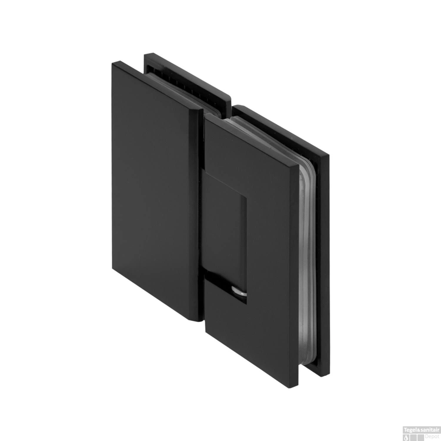 Nisdeur Compleet Just Creating Profielloos 2-Delig (Draaideur Bevestigd Op Inloopwand) 200x200 Cm 130/70 Mat Zwart 3 Nisdeur Compleet Just Creating Profielloos 2-Delig (Draaideur Bevestigd Op Inloopwand) 200x200 Cm 130/70 Mat Zwart - Afbeelding 3