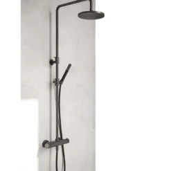 Complete Regendoucheset Hotbath Cobber SDS9 Thermostatisch Opbouwset Met Thermostaat -Baden Luxe Verkoop complete regendouche hotbath cobber opbouw shop