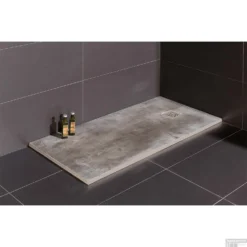 Douchebak Composiet Betonlook Concrete (In Meerdere Maten En Kleuren Beschikbaar) -Baden Luxe Verkoop composiet betonlook concrete silver 2