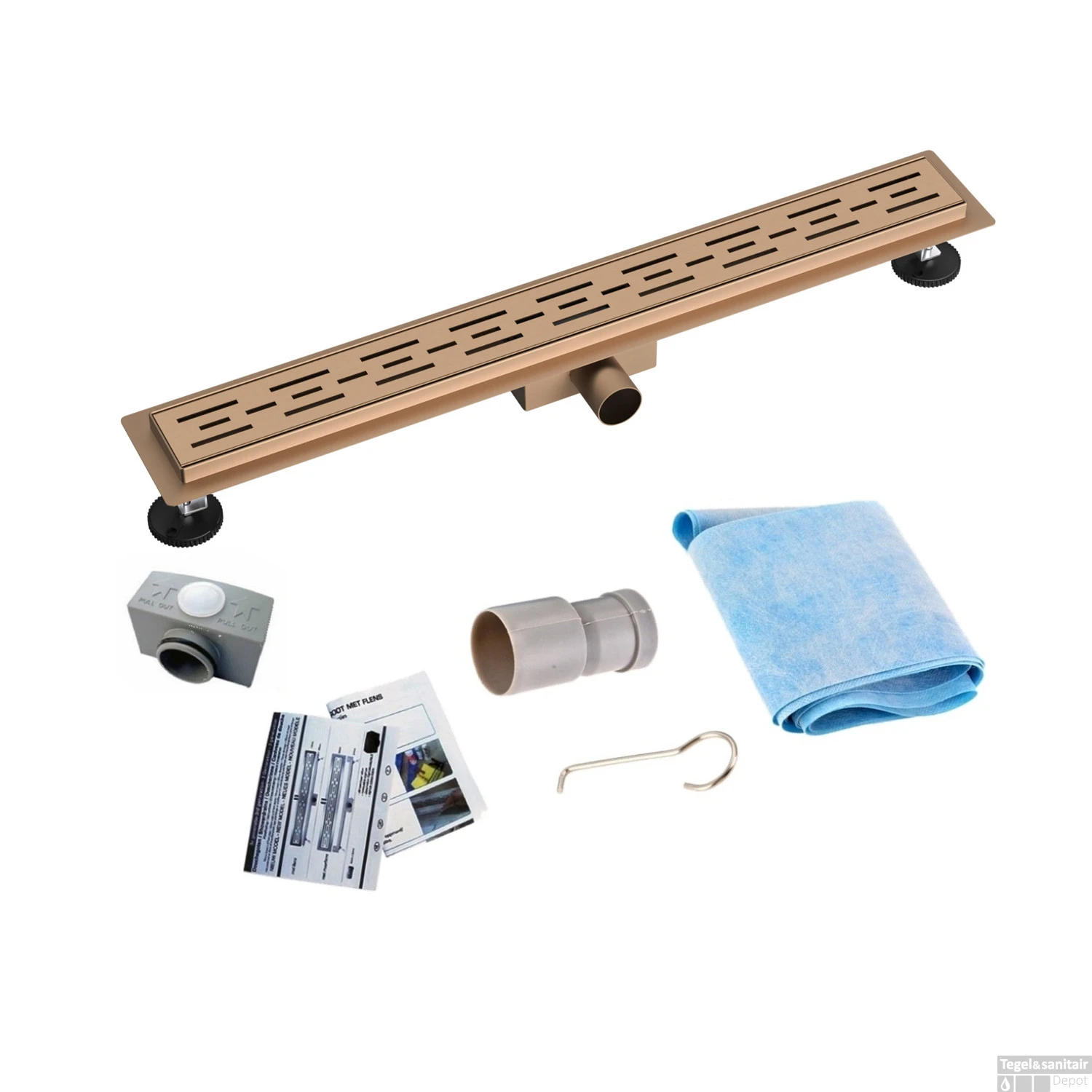 Douchegoot Boss & Wessing Colorato Compleet Koper (Alle Maten) 2 Douchegoot Boss & Wessing Colorato Compleet Koper (Alle Maten) - Afbeelding 2