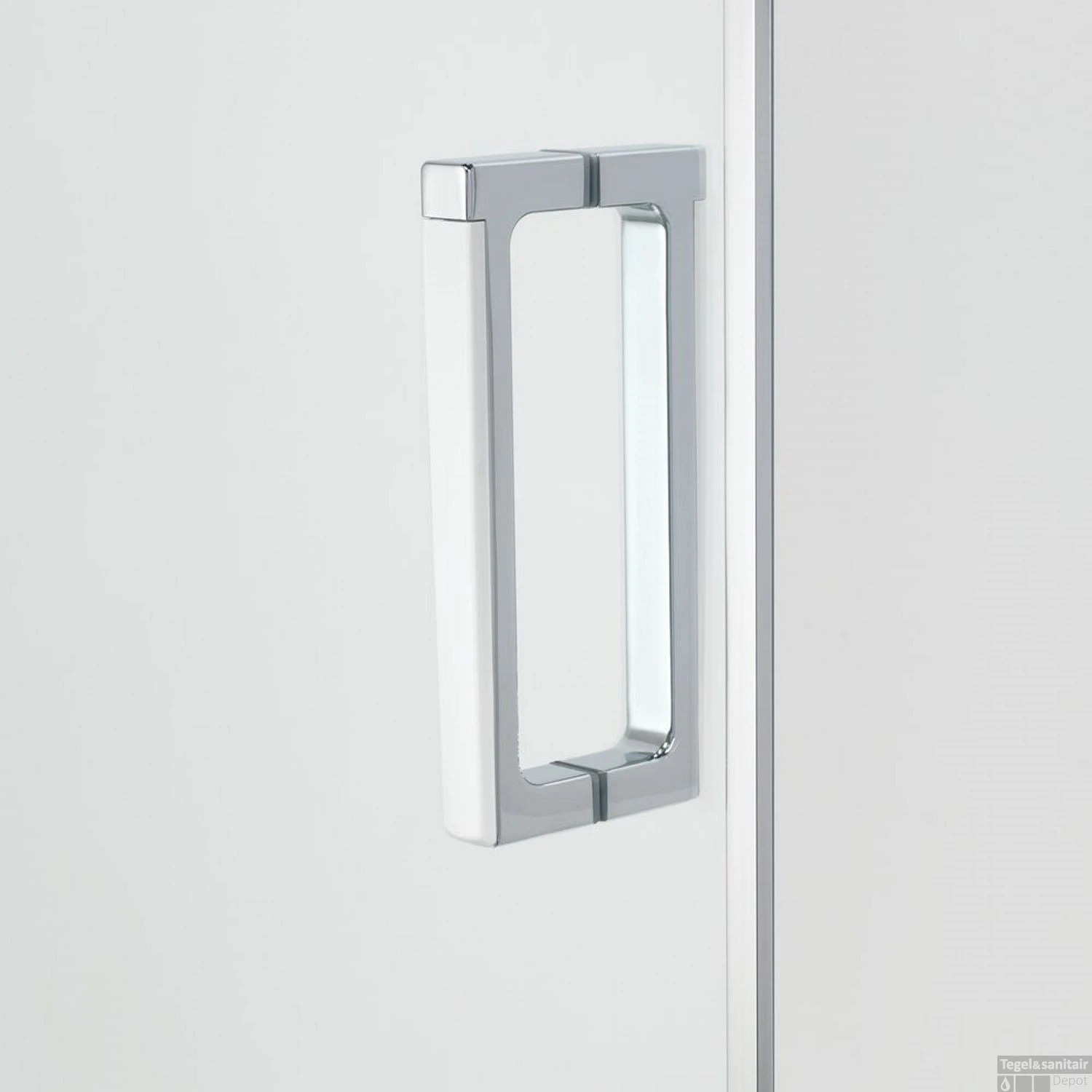 Nisdeur Sealskin Custom Rechts 80x195 Cm Zilver Hoogglans Helder Glas - Afbeelding 7