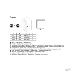 Inloopdouche Sealskin Type A3 90x195 Cm Zilver Hoogglans Helder Glas -Baden Luxe Verkoop cpa3090d260100 inloopdouche sealskin type a3 90x195cm zilver hoogglans helder glas tech