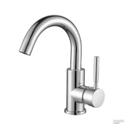 Wastafelmengkraan Boss & Wessing Colorato Ensy Gebogen Uitloop Chroom