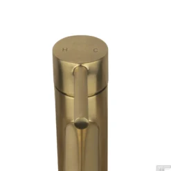 Wastafelmengkraan Boss & Wessing Colorato 1 Hendel Geborsteld Goud -Baden Luxe Verkoop cre0271 sfeer