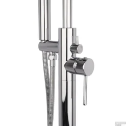 Vrijstaande Badkraan Boss & Wessing Colorato Met Staaf Handdouche Set Chroom -Baden Luxe Verkoop cre0496 sfeer