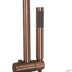 Opbouw Regendouche Set Boss & Wessing Colorato Thermostatisch Hoofddouche 20 Cm Rond Geborsteld Koper -Baden Luxe Verkoop cre0952 sfeer