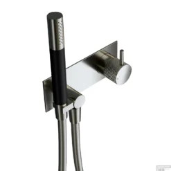 Inbouw Douchemengkraan Hotbath Cobber X Met Doucheslang En Handdouche Geborsteld Nikkel