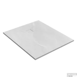 Douchebak Sanitop Just Creating Relievo Crag 100x120 Cm Mat Wit