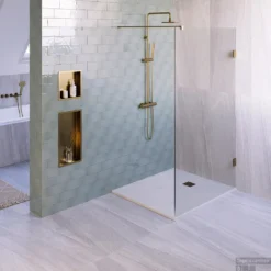 Douchebak Sanitop Just Creating Relievo Crag 100x120 Cm Mat Wit -Baden Luxe Verkoop db rc100x120w 3