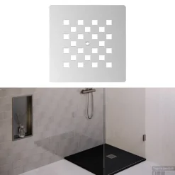 Douchebak Sanitop Just Creating Relievo Crag 100x120 Cm Mat Zwart -Baden Luxe Verkoop db rc100x120z 5