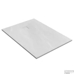 Douchebak Sanitop Just Creating Relievo Crag 100x140 Cm Mat Wit