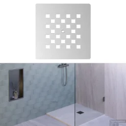 Douchebak Sanitop Just Creating Relievo Crag 100x140 Cm Mat Wit -Baden Luxe Verkoop db rc100x140w 5