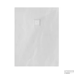 Douchebak Sanitop Just Creating Relievo Crag 90x120 Cm Mat Wit