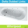 Ligbad Riho Delta Links 160 X 80 Cm Whirlpool Dubbel Systeem