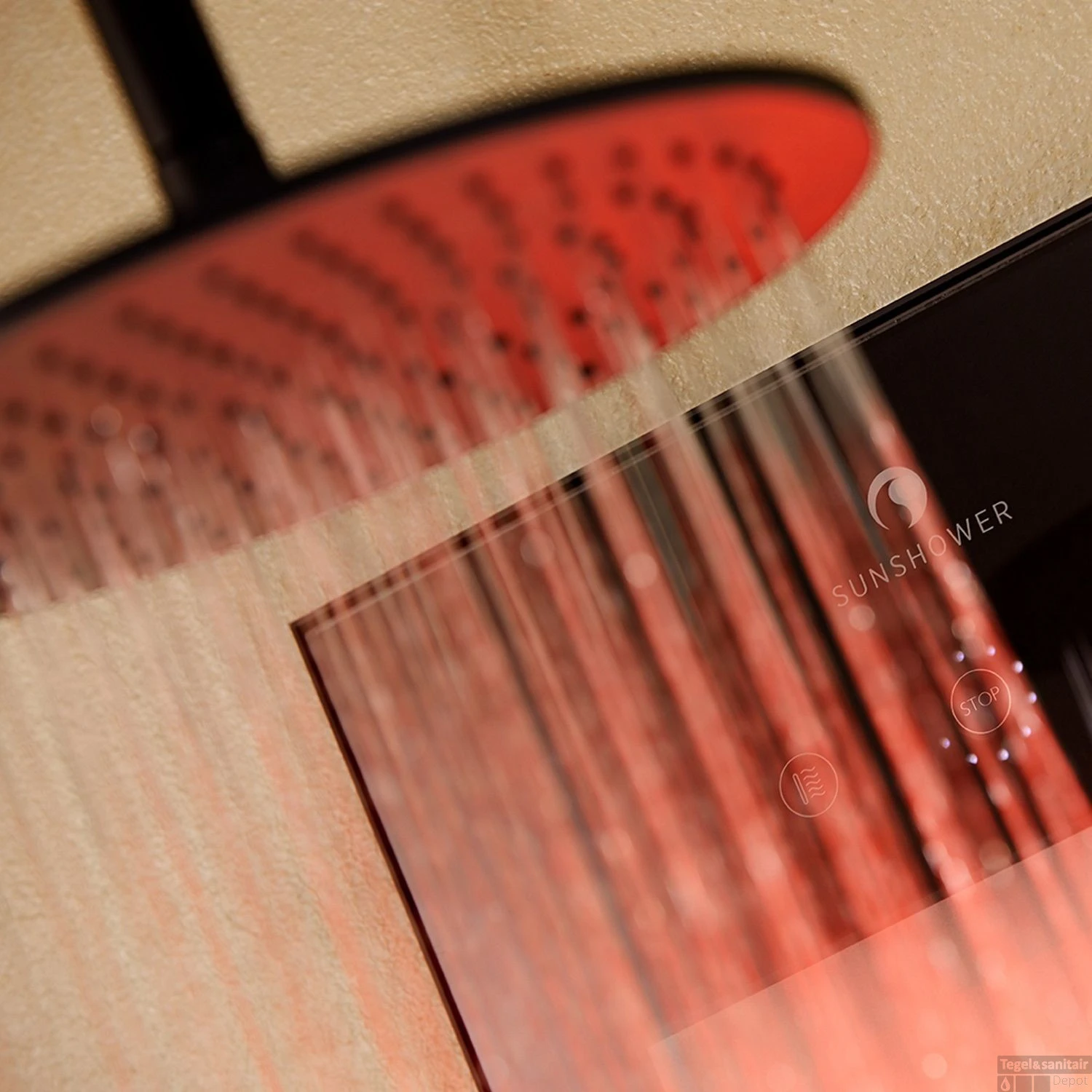 Sunshower Deluxe Mat Zwart UV En Infrarood Inbouwapparaat 32x187x16 Cm Aluminium Mat Zwart 5 Sunshower Deluxe Mat Zwart UV En Infrarood Inbouwapparaat 32x187x16 Cm Aluminium Mat Zwart - Afbeelding 5